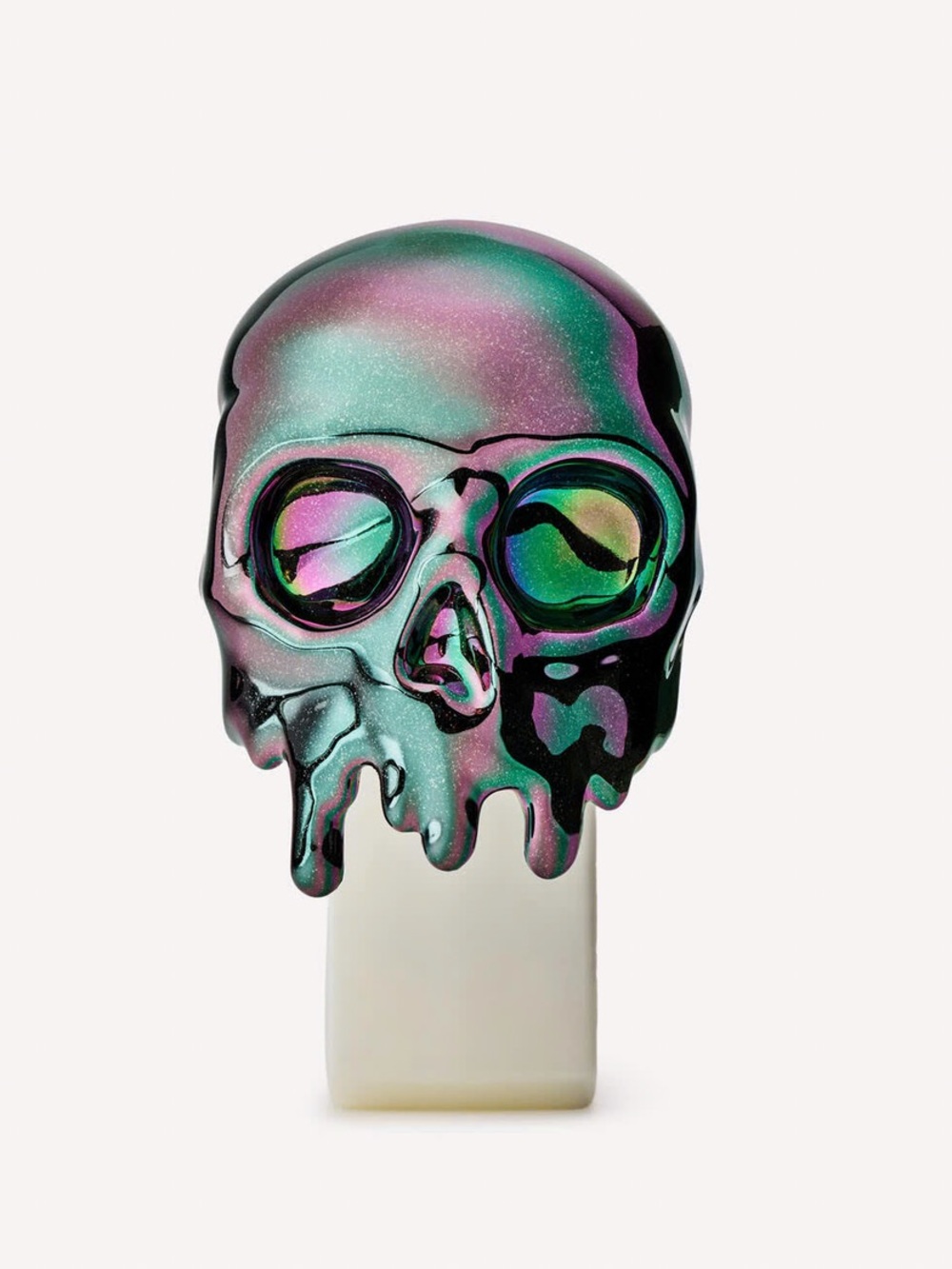 🎃 BBW Iridescent Dripping Skull Wallflower Plug NEW